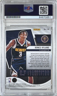 Bones Hyland autographed signed rookie card #118 2022 Panini PSA Encap