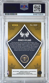 Bones Hyland autographed signed rookie card #628 2022 Panini PSA Encap