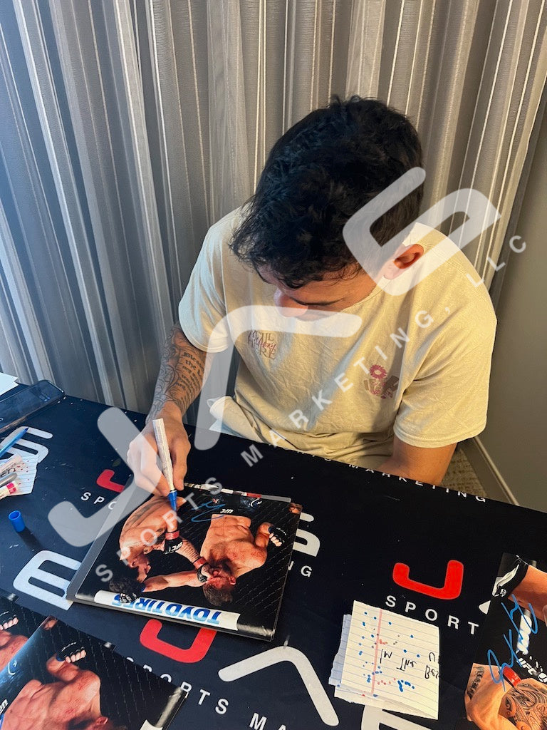 Max Holloway autographed signed 8x10 photo UFC Blessed JSA COA Calvin Katter