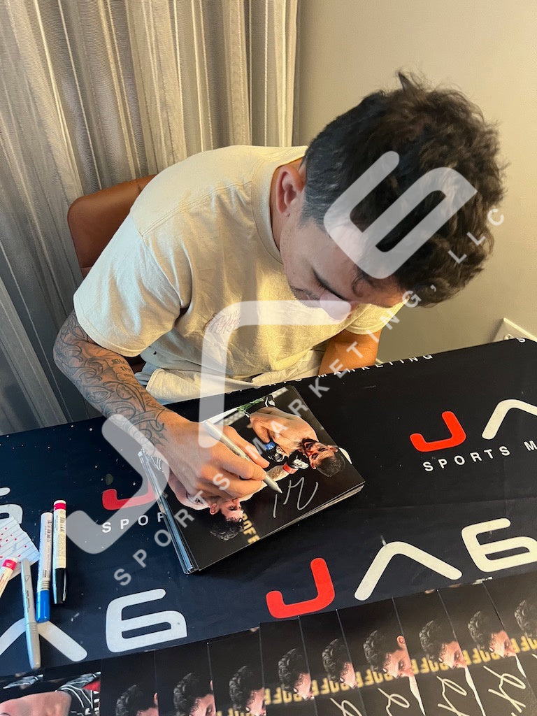 Max Holloway signed inscribed 8x10 photo UFC Blessed JSA COA Yair Rodriguez