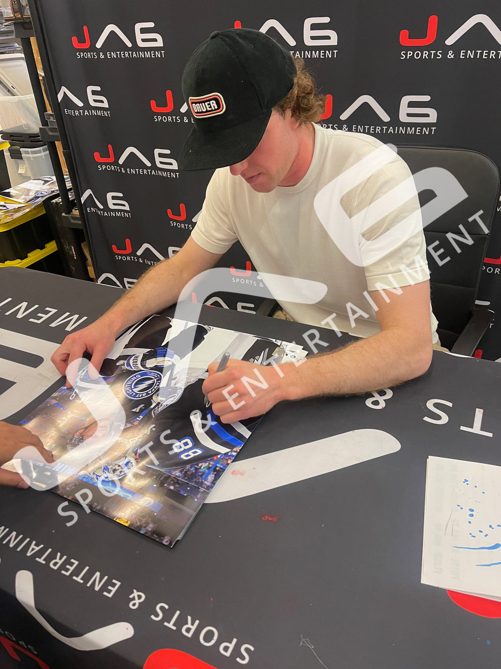 Andrei Vasilevskiy Jake Guentzel autographed 16x20 photo Tampa Bay Lightning JSA