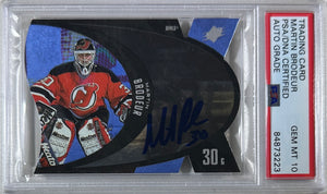 Martin Brodeur auto card Upper Deck #27 1997 New Jersey Devils PSA GEM Mint 10