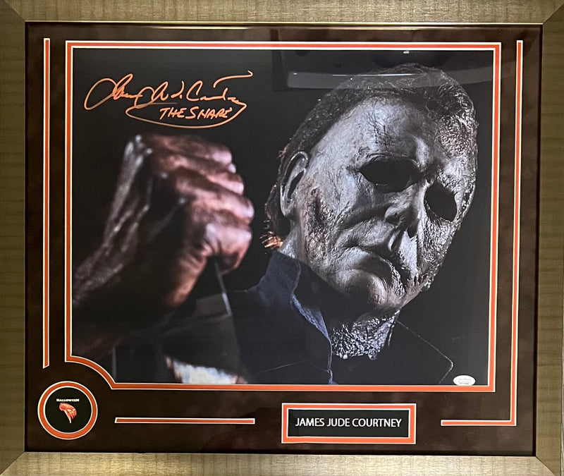 James Jude Courtney autograph signed inscribed framed 16x20 photo Halloween JSA