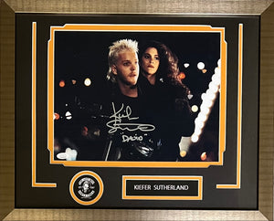 Kiefer Sutherland autograph signed inscribe 11x14 framed photo JSA The Lost Boys