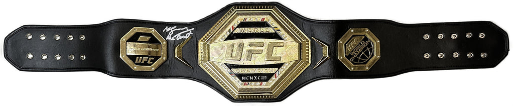 Michael Bisping signed autographed inscribed belt UFC The Count JSA COA