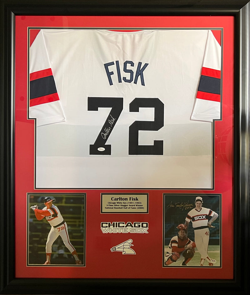 Tom Seaver Carlton Fisk autographed signed inscribed 8x10 photo White Sox PSA