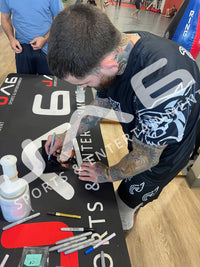 Sean Brady autographed signed 8x10 photo UFC JSA COA Leon Edwards