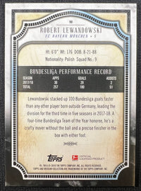 Robert Lewandowski 2019 Topps Museum Collection #90 /50 Bayern Munich