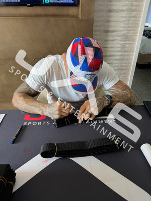 Dustin Poirier signed autographed inscribed black belt UFC The Diamond JSA COA