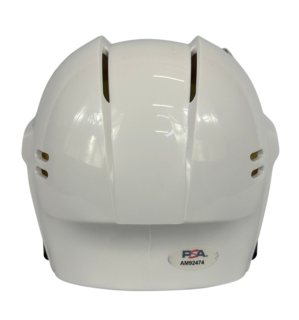 Andrei Kuzmenko autographed signed mini helmet NHL Vancouver Canucks PSA