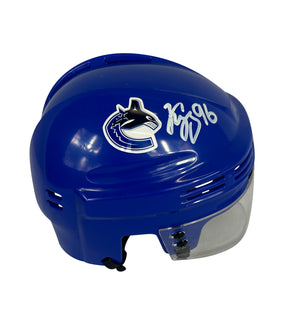 Andrei Kuzmenko autographed signed mini helmet NHL Vancouver Canucks PSA