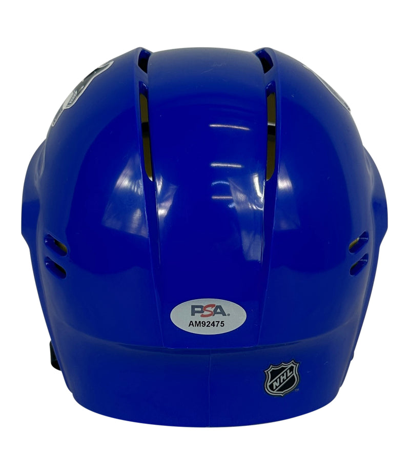 Andrei Kuzmenko autographed signed mini helmet NHL Vancouver Canucks PSA