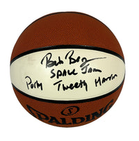 Bob Bergen signed inscribed basketball Space Jam JSA COA Porky Tweety Martin