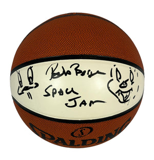 Bob Bergen signed inscribed basketball Space Jam JSA COA Porky Tweety Martin