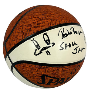 Bob Bergen signed inscribed basketball Space Jam JSA COA Porky Tweety Martin