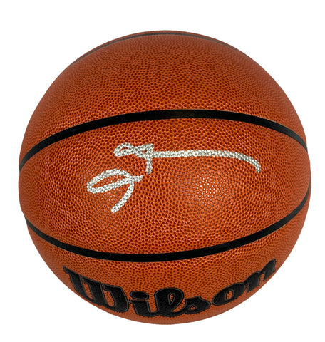 Lenny Wilkens signed inscribed basketball NBA St. Louis Hawks JSA Witness  at 's Sports Collectibles Store