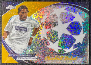 Didier Drogba 2024 Topps Chrome Starball Debut Gold Refractor /50 #SD-7