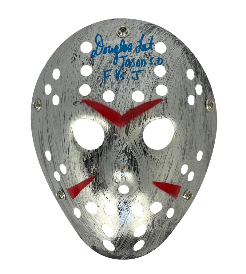 Douglas Tait autographed signed inscribed Jason Vorhees mask Friday The 13th JSA