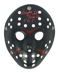 Douglas Tait autographed signed inscribed Jason Vorhees mask Friday The 13th JSA