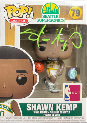 Shawn Kemp autographed signed Funko Pop #79 NBA Seattle SuperSonics JSA