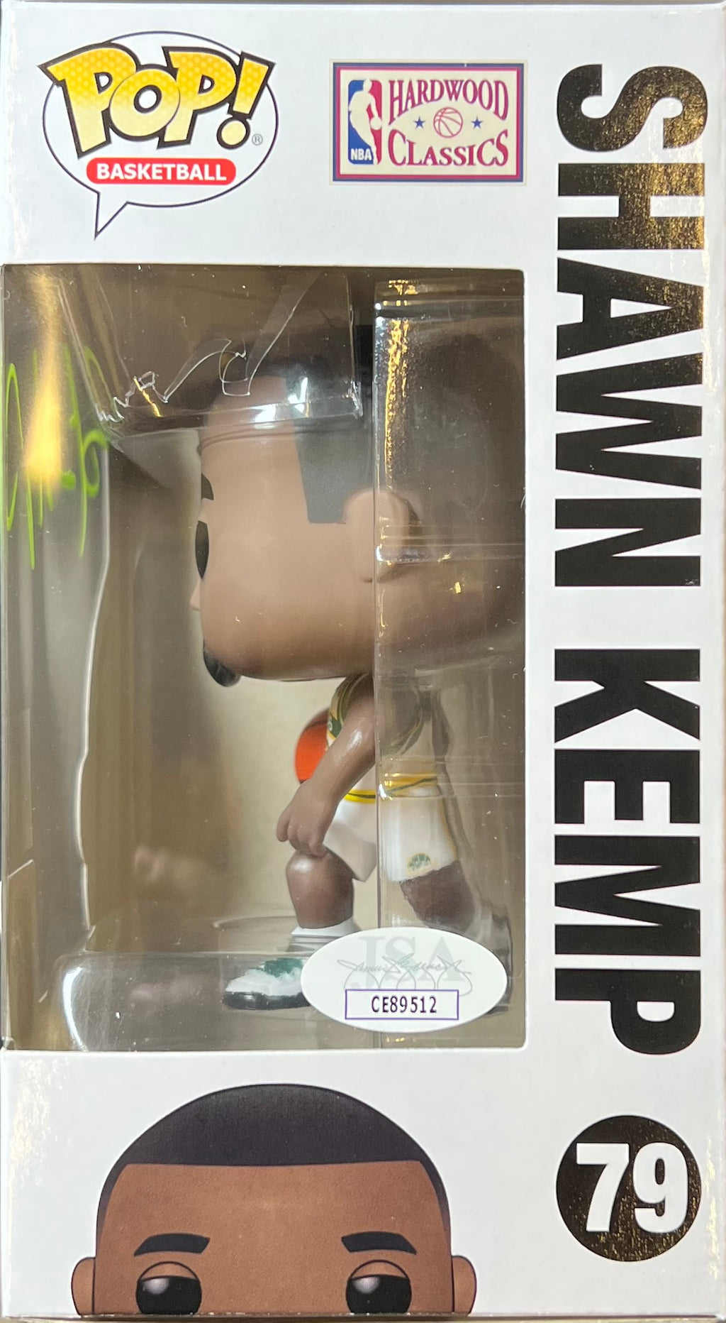 Shawn Kemp autographed signed Funko Pop #79 NBA Seattle SuperSonics JSA