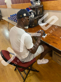Plaxico Burress autographed signed inscribed Full Size Replica Helmet JSA