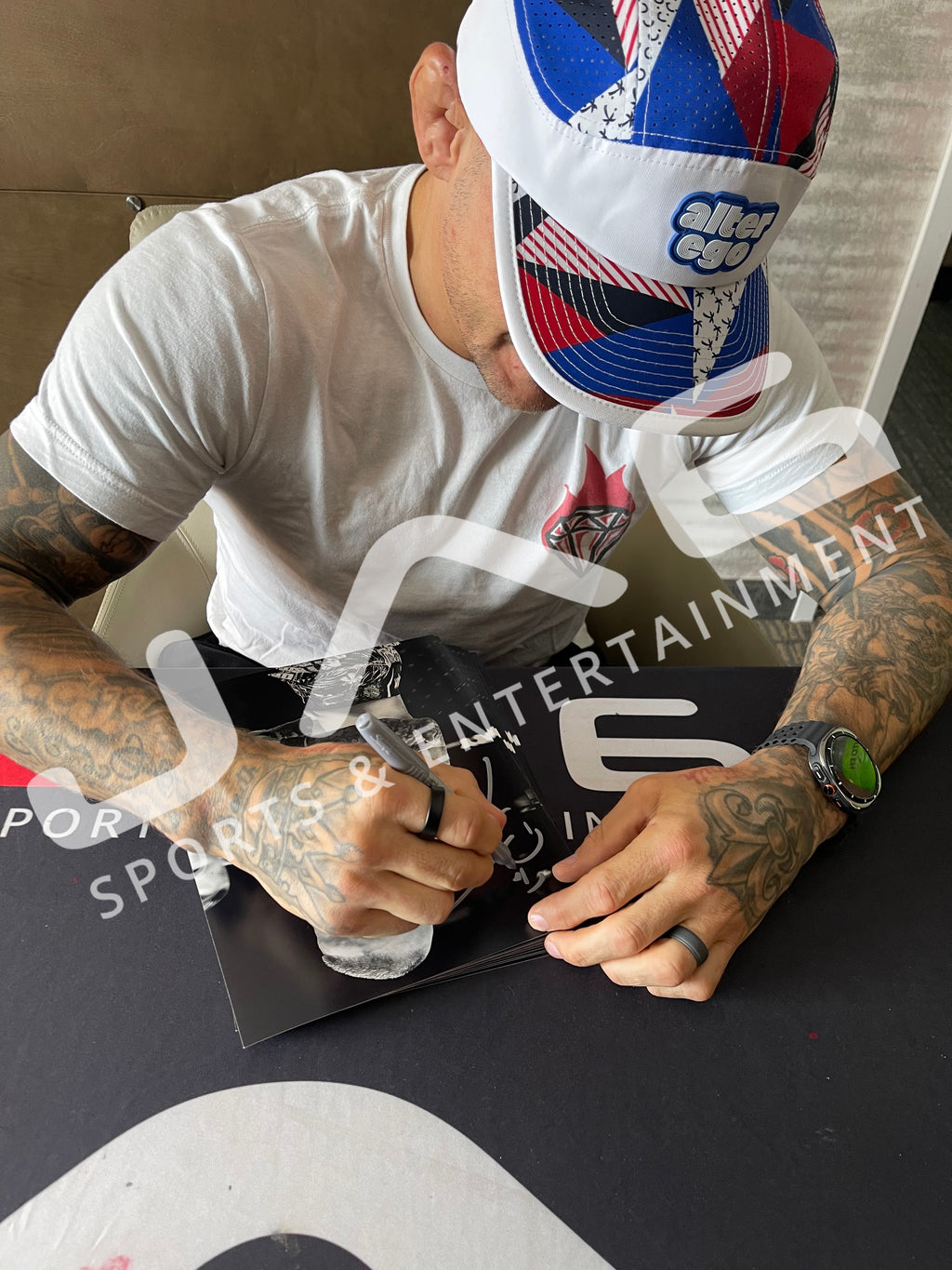 Dustin Poirier autographed inscribed 8x10 photo UFC JSA COA The Diamond