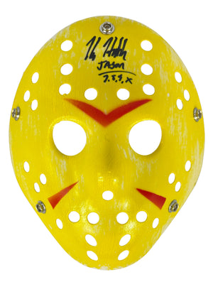 Kane Hodder signed inscribed Jason Vorhees mask Friday The 13th JSA COA