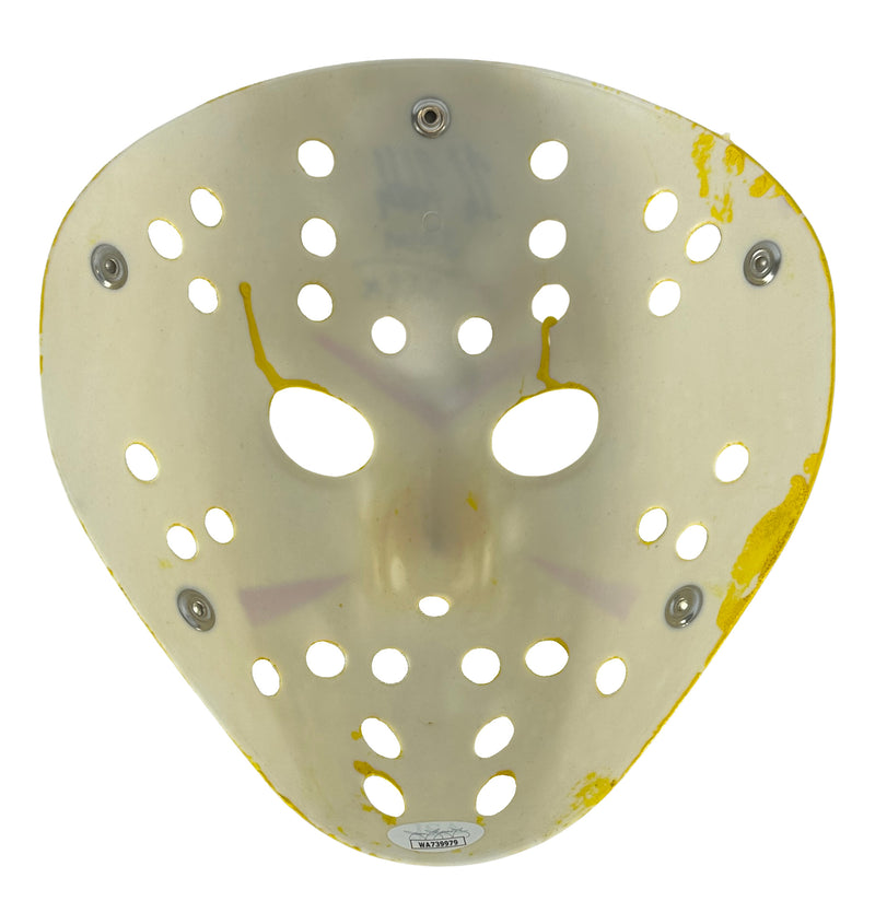 Kane Hodder signed inscribed Jason Vorhees mask Friday The 13th JSA COA