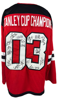 Team autographed signed jersey New Jersey Devils JSA COA