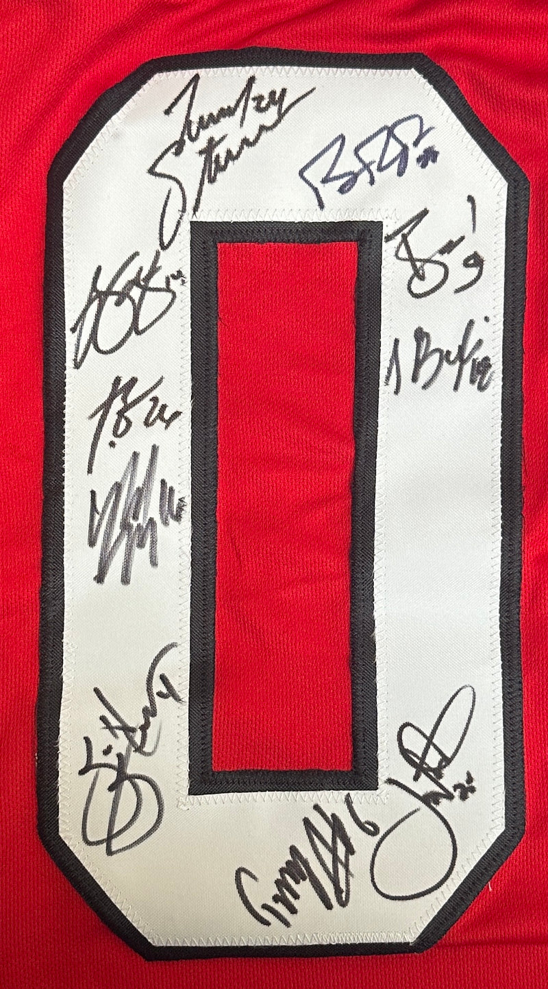 Team autographed signed jersey New Jersey Devils JSA COA