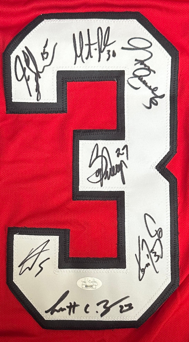 Team autographed signed jersey New Jersey Devils JSA COA