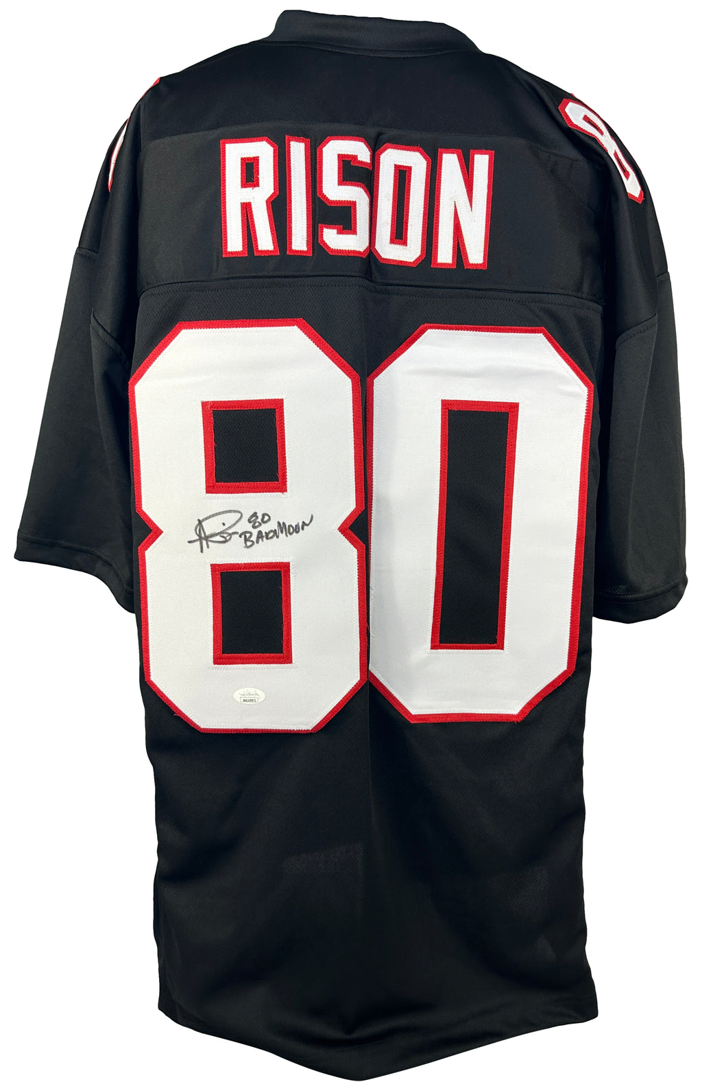 Andre Rison autographed signed inscribed black Pro Style jersey JSA COA