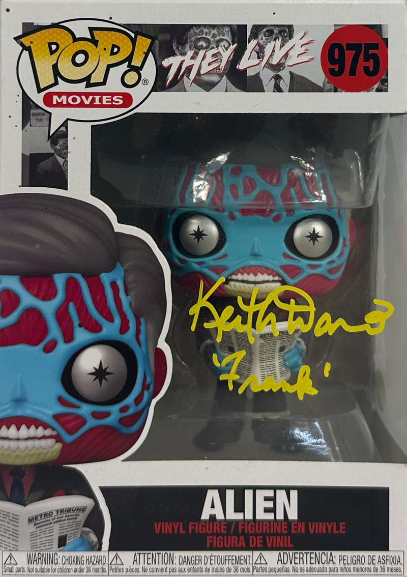 Keith David autographed signed inscribed Funko Pop #975 JSA COA They Live