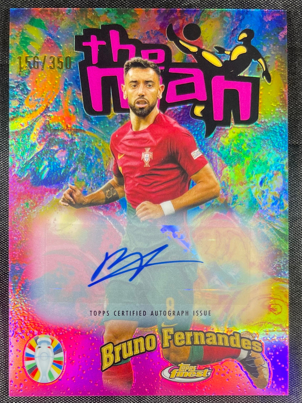 Bruno Fernandez 2023 Topps Finest Euro Auto The Man /350 TM-BF