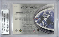 Eric Moulds autographed signed Upper Deck 2004 Buffalo Bills BAS game used Encap