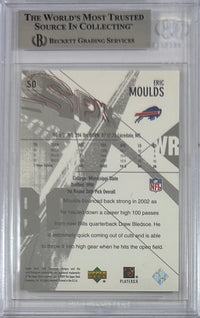 Eric Moulds autographed signed Upper Deck 2003 #50 Buffalo Bills BAS Encap