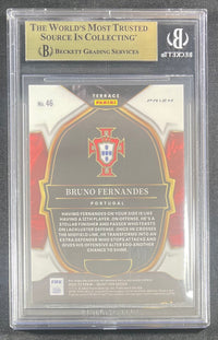 Bruno Fernandes 2022-23 Panini Select Checkerboard #46 BAS 9.5