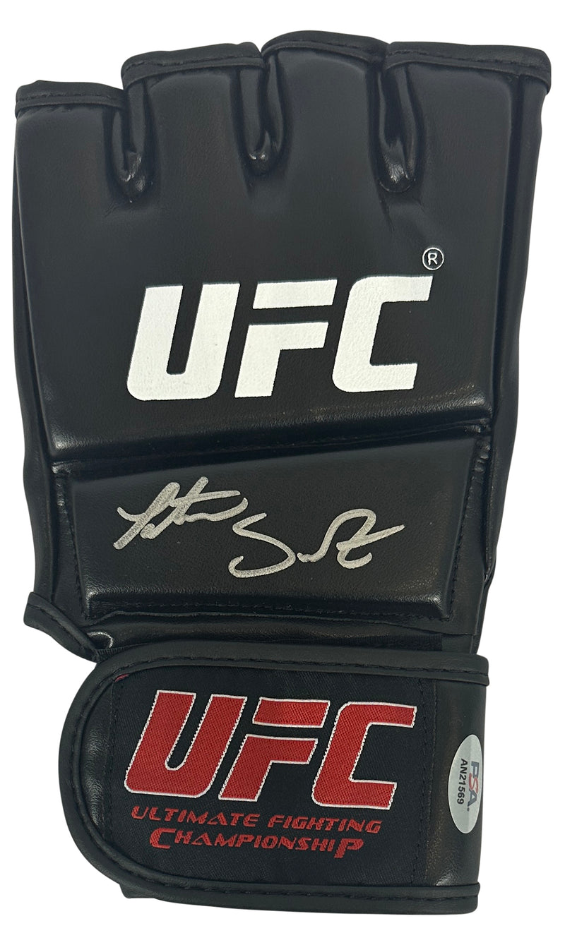 Tatiana Suarez autographed signed glove UFC PSA COA