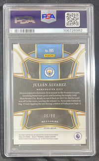 Julian Alvarez 2023-24 Panini Select Pink /99 PSA 10 #165