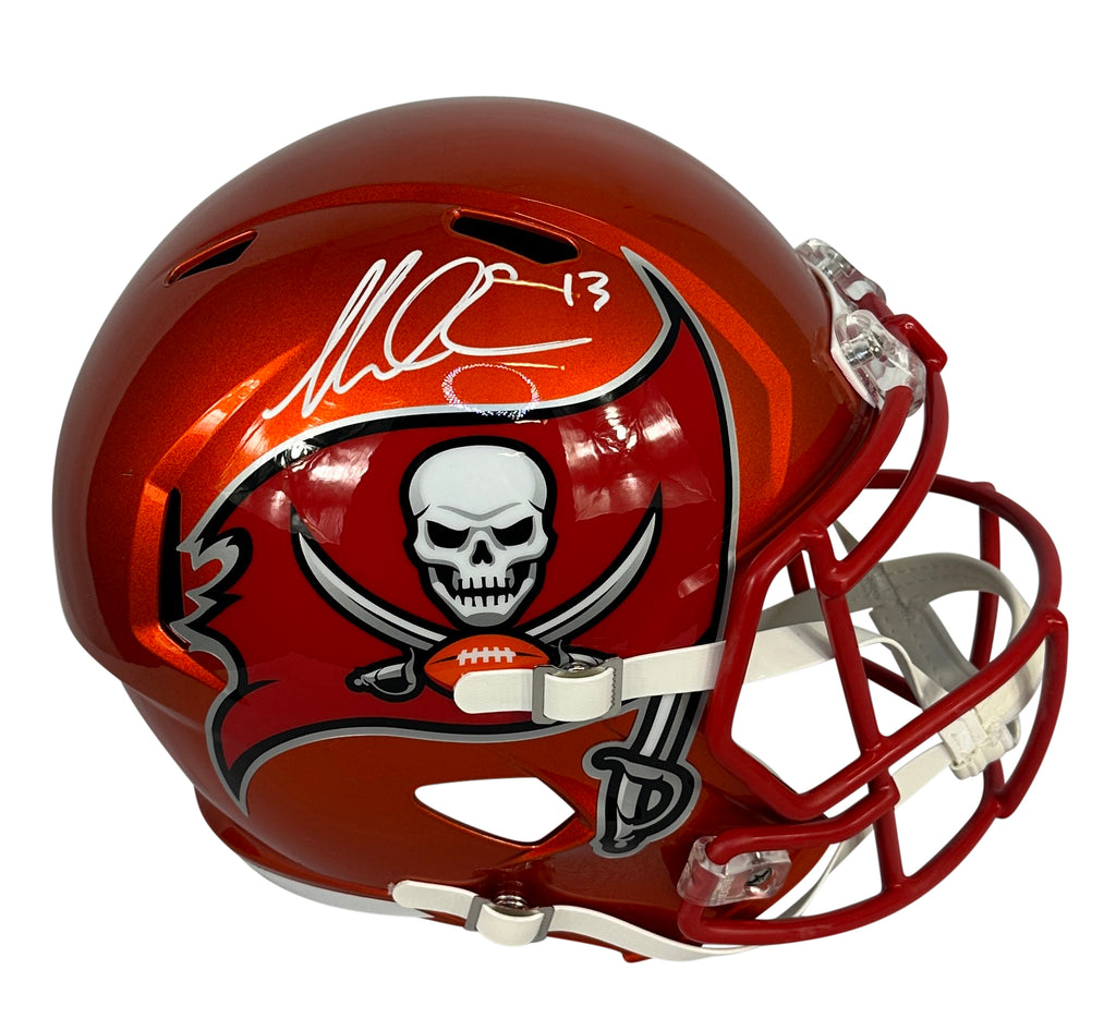 Mike Evans autographed signed Full Size helmet NFL Tampa Bay Buccaneers JSA COA