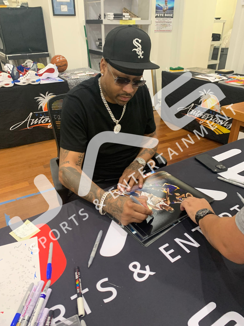 Allen Iverson auto signed inscribed 11x14 photo Philadelphia 76ers NBA JSA