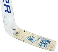 Andrei Vasilevskiy signed inscribed GAME USED stick NHL Tampa Bay Lightning LOA