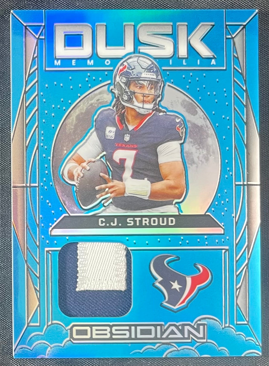 CJ Stroud 2024 Panini Obsidian Dusk Blue Patch /25 #DM-CJS