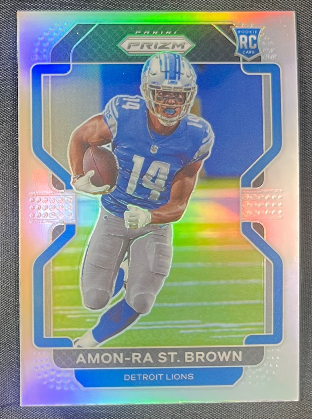 Amon-Ra St. Brown RC 2021 Panini Prizm Silver #V-358