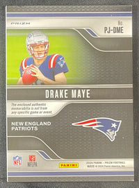 Drake Maye 2024 Panini Prizm Premier RC Jersey #PJ-DME