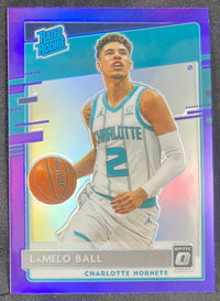 Lamelo Ball 2020-2021 RC Panini Donruss Optic Purple Prizm #153