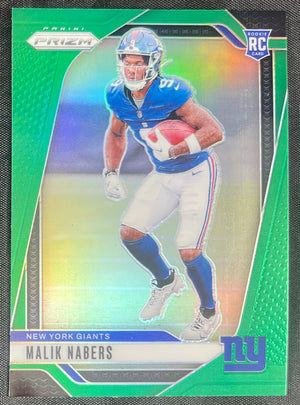 Malik Nabers 2024 RC Panini Prizm Green #370