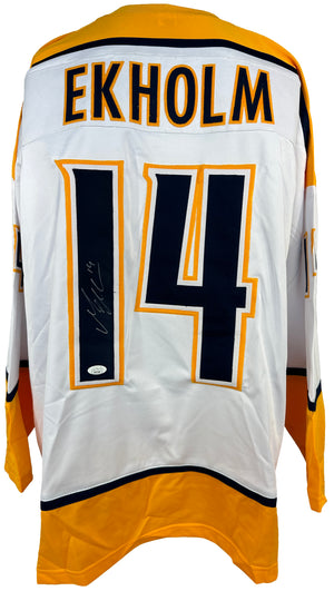 Mattias Ekholm signed jersey autographed NHL Nashville Predators JSA COA