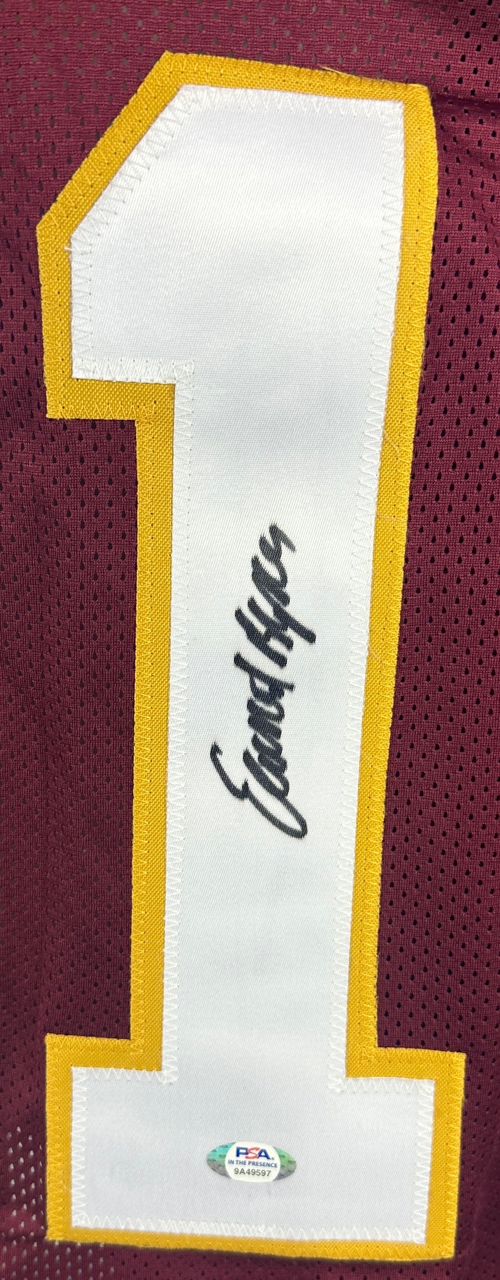 Earnest Byner autographed signed jersey NFL Washington Redskins PSA ITP COA